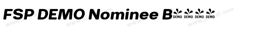 FSP DEMO Nominee B字体转换 FSP DEMO Nominee B字体转换